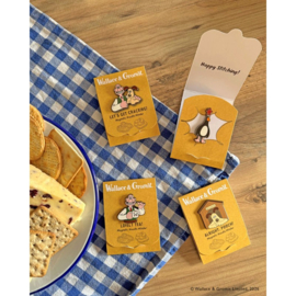 Let's get cracking! - Wallace & Gromit needle minder - Bothy Threads