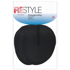 10mm Black Shoulder pads raglan ReStyle