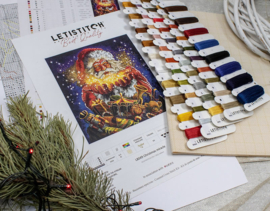 Christmas miracle - aida- Leti Stitch telpakket