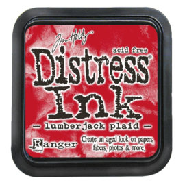 Lumberjack plaid | Distress ink pad | Ranger Ink