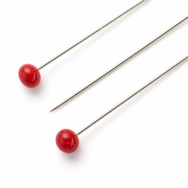 Super Fine Glass Headed Pins 35x0.40mm/1.4"x0.02" Prym