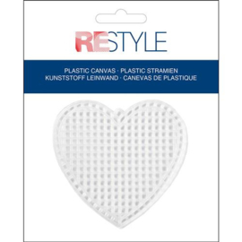 Plastic stramien hart pm. 7,5cm - 10 stuks - Restyle