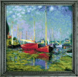 Argenteuil After C. Monet's Painting | Aida Borduurpakket | Riolis