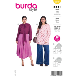 5619 Burda naaipatroon - Blouse in variatie