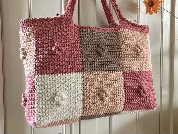 Tas sweet squares - gehaakt - Durable Double Four