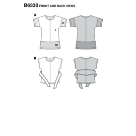 6330 Burda Naaipatroon | Shirt in variaties