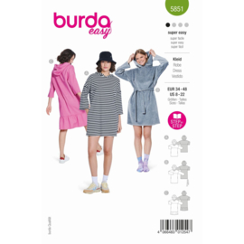 5851 Burda Naaipatroon | Jurk in variatie