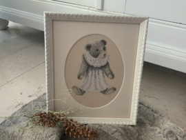 Ours anciens / Old Bears Cross Stitch Pattern Le Lin d'Isabelle