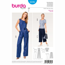 6516 Burda Naaipatroon | Jumpsuit, broek en top