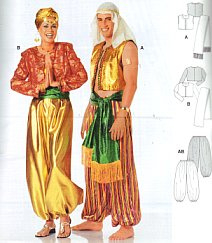 2526 Burda Naaipatroon  | Oosterse kleding in variaties