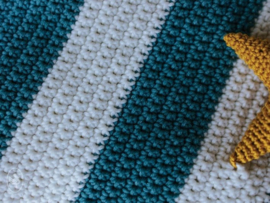 Sandy Shore Playpen Mat Crochet Durable Coral & Cosy Fine