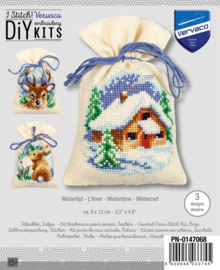 Wintertijd set van 3 | Telpakket geurzakje | Vervaco