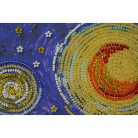 Starlight night - kralen borduurpakket - Abris Art