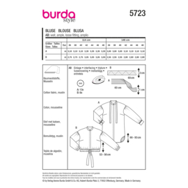 5723 Burda Naaipatroon | Blouse in variatie