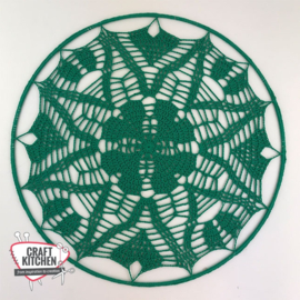 Little Green Mandala Gehaakt Durable Colour Cake en Piece of Cake