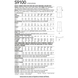 9100 AA Simplicity Sewing Pattern 36-44