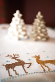 Nordic Christmas Voorbedrukt Tafelkleed Vervaco Borduurpakket
