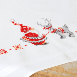 Kerstkabouters | Voorbedrukt tafelkleed | Vervaco