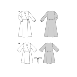 5637 Burda naaipatroon - Jurk in variatie