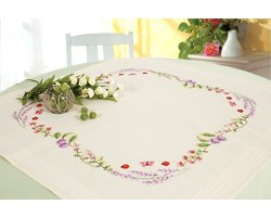 Lavender Table Cloth Vervaco