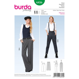 6856 Burda Patroon | Broek in variaties