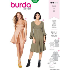 6205 Burda Naaipatroon | Jurk in variatie