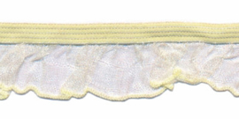 Light Yellow/Vanille 19mm/0.7" Ruffle Elastic