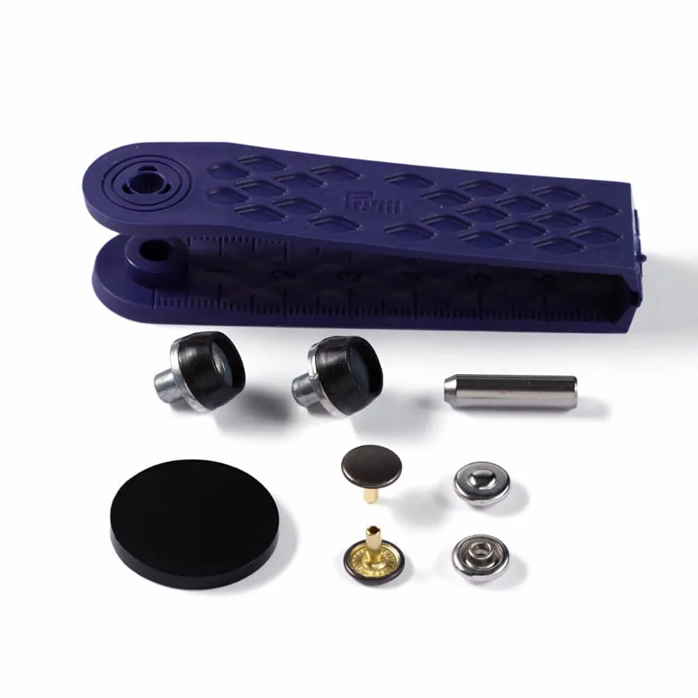 9mm messing siernieten zilverkleurig/oudijzer - Prym