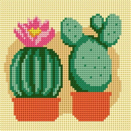 Cactussen | Voorbedrukt borduurpakket | Orchidea