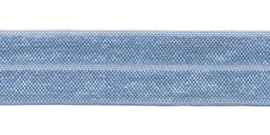 Light Blue 20mm/0.8" Elastic Bias Binding