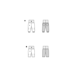 9187 Burda naaipatroon - Broek in variatie