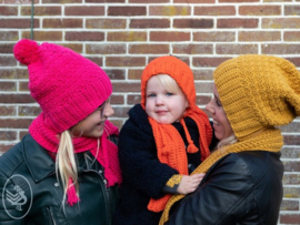 Slouchy Hat & Scarf Crochet Durable Cosy