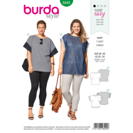 6445 Burda Naaipatroon | Shirt in variaties