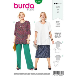 6307 Burda Naaipatroon | Shirt in variaties