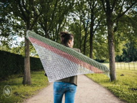 Tweed Horizon Shawl Gehaakt Durable Soqs Tweed