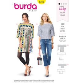 6345 Burda Naaipatroon | Jurk en Shirt