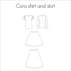 Cora shirt & rok voor Dames en Tieners - Bel'Etoile