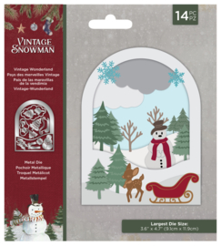 Vintage Wonderland | Vintage Snowman | Cutting dies | Crafter's Companion