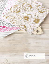 Minc paper pad 15,2x15,2cm x24 5th avenue | Heidi Swapp