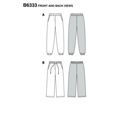 6333 Burda Naaipatroon | Broek in variaties