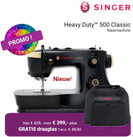 Heavy Duty™ 500 Classic ACTIE met Gratis singer naaimachinetas