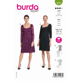 5835 Burda Naaipatroon | Jurk in variatie