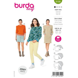 6109 Burda Naaipatroon | Shirt en jurk