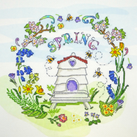 Spring Time Aida Bothy Threads Cross Stitch Kit