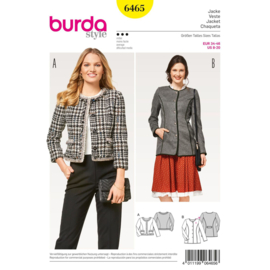 6465 Burda Naaipatroon | Jasje in variaties