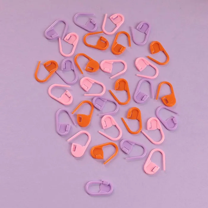 Roze, paarse en oranje steekmarkeerders - Bohin