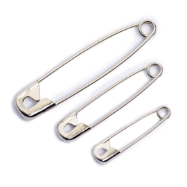 Steel Safety Pins 27,38,50mm/1",1.5",2" Prym