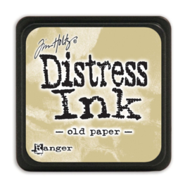 Old paper | Distress Mini ink pad | Ranger Ink
