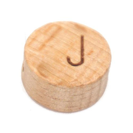 Houten letterkraal J