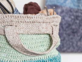 Faded Bag Crochet Durable Cosy Fine Faded